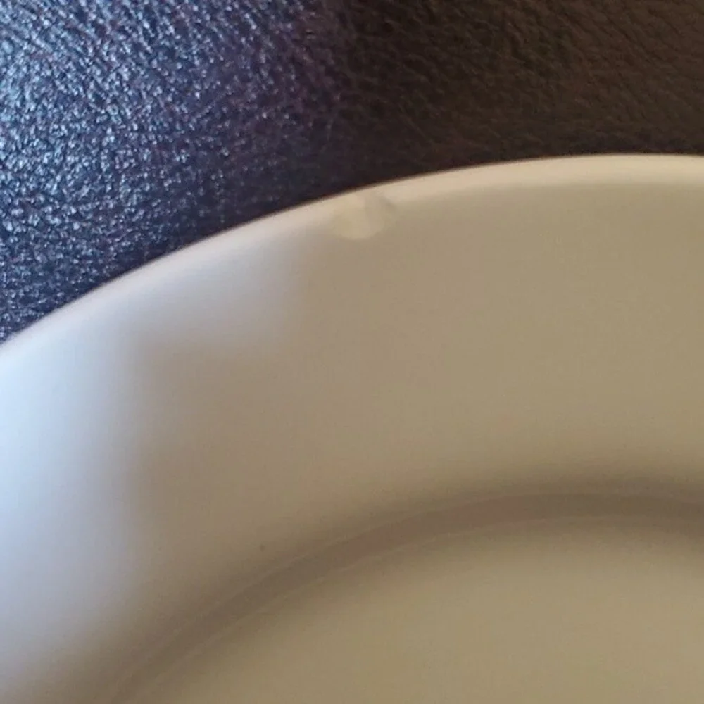 6 Signature Martini Appetizer Canape Plates 6 3/4